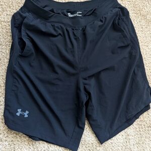 Under Armour Men's Black Athletic Shorts